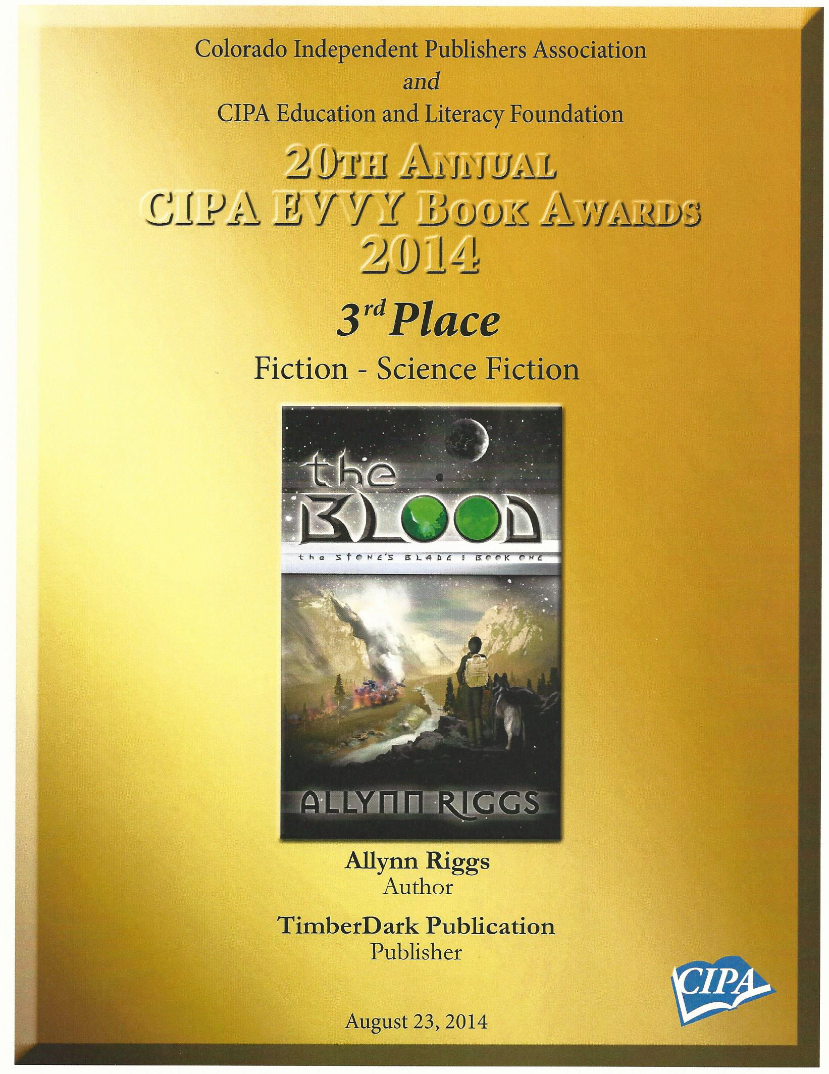 2014 EVVY Science Fiction - The Blood1